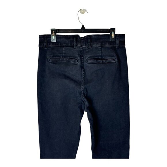 Joe's‎ Jeans Women 32 Black Faded High Rise Button Detail The Georgia Skinny - Picture 5 of 10